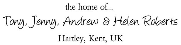 the home of Tony, Jenny, Andrew and Helen Roberts, Hartley, Kent, UK